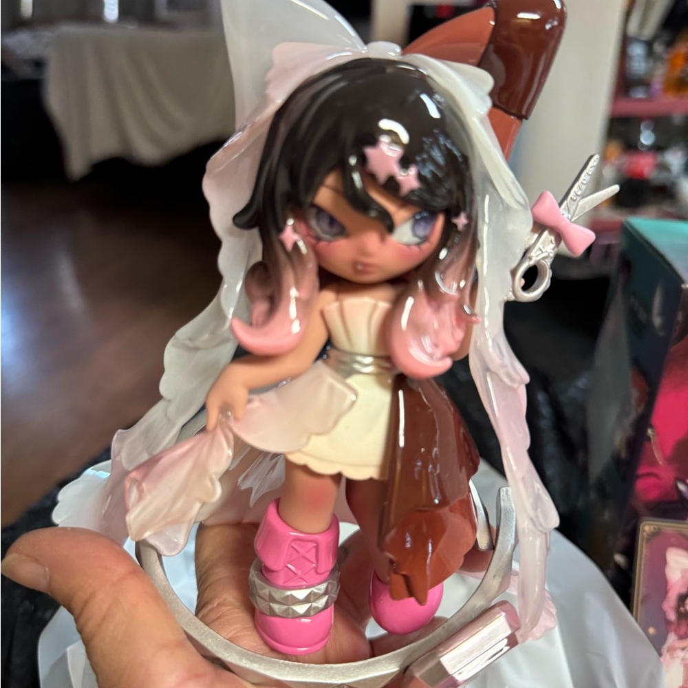 Nono Cinderella Pink and Brown Anime Figurine with box and card